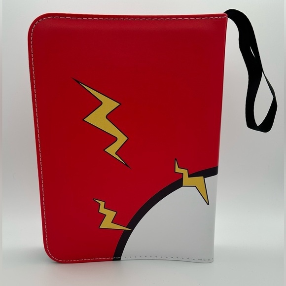 Pokemon 4-Slot Trading Card Binder with Zipper & Wrist Strap - Picture 2 of 4